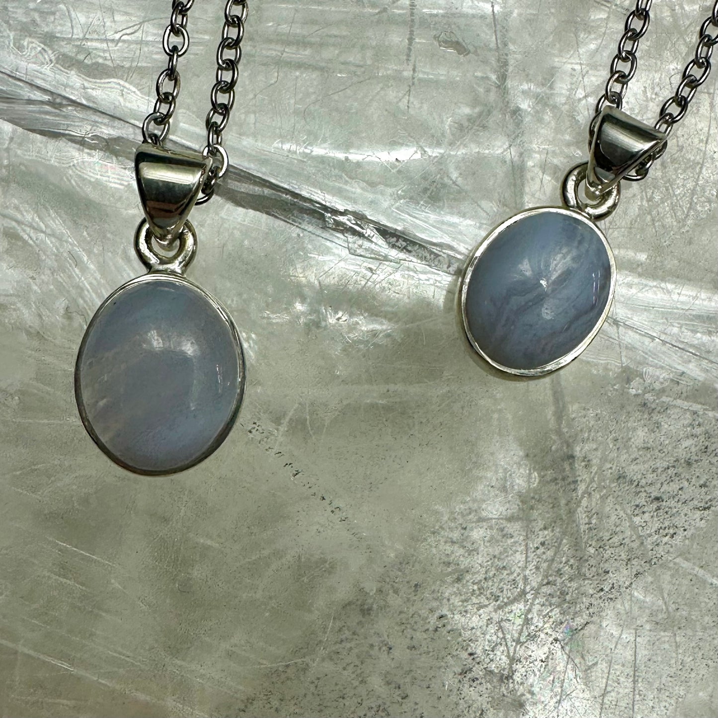 Blue Lace Mini Pendents