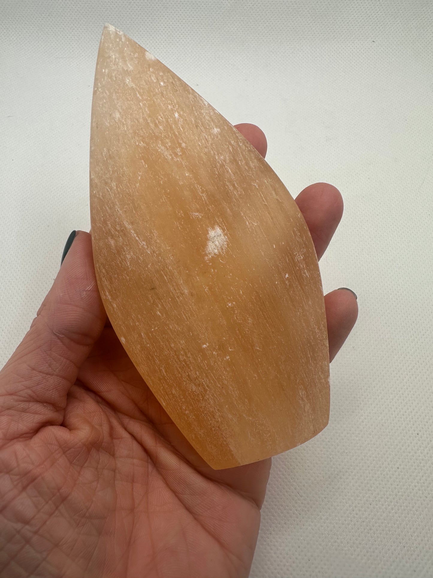 Orange Selenite Flame - Slight Wobbly