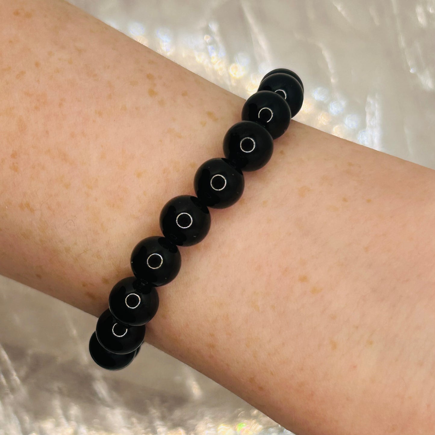 Black Tourmaline, 8mm Bracelet
