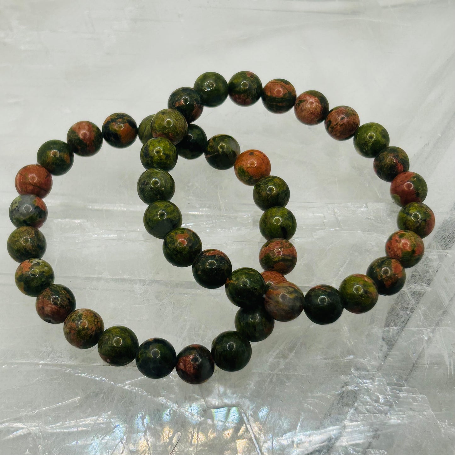 Unakite 8mm Bracelets