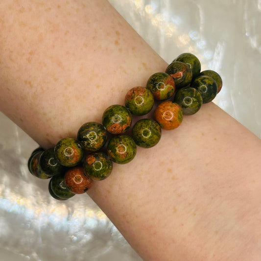 Unakite 8mm Bracelets