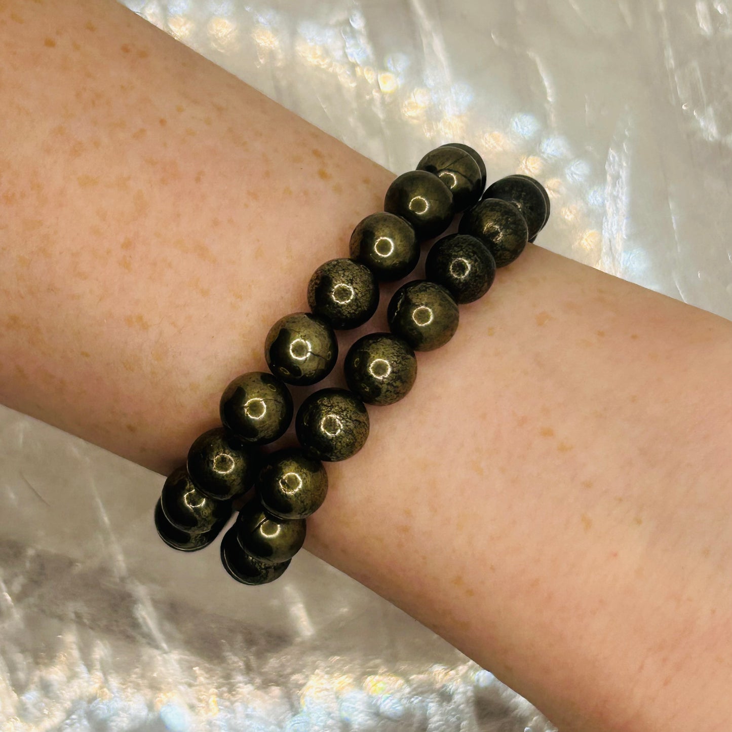 Pyrite, 8mm Bracelet