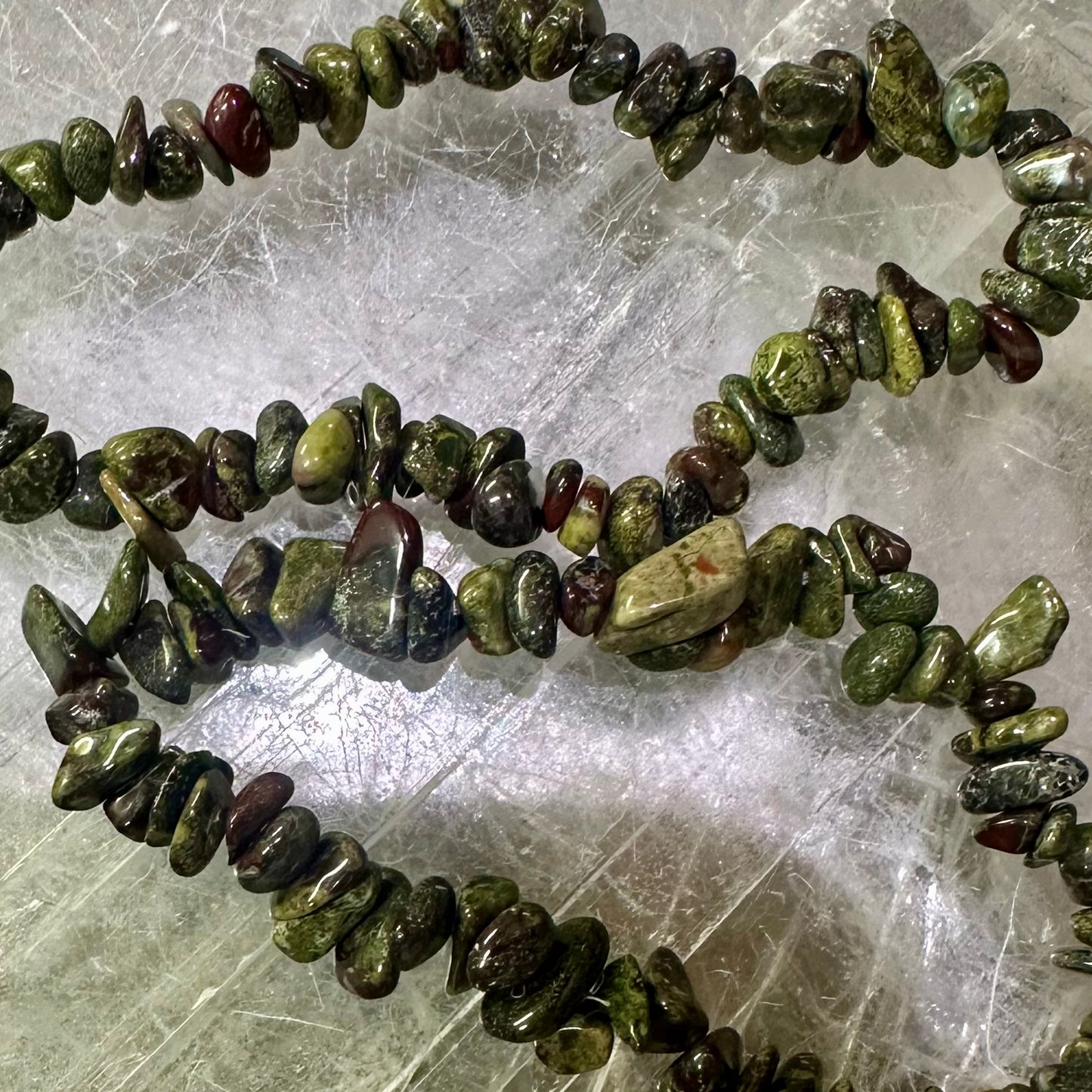 Unikite Chipped Bracelets