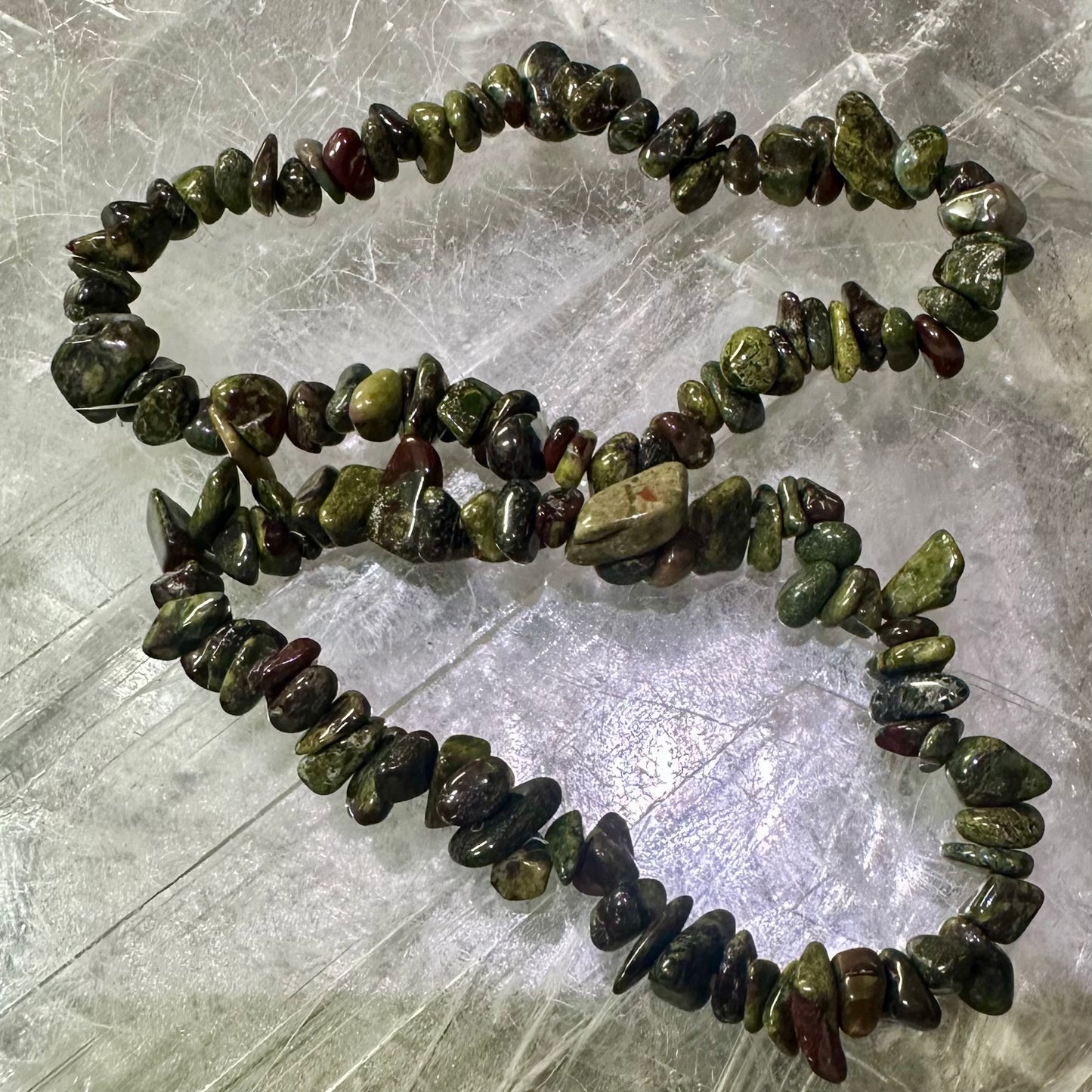 Unikite Chipped Bracelets