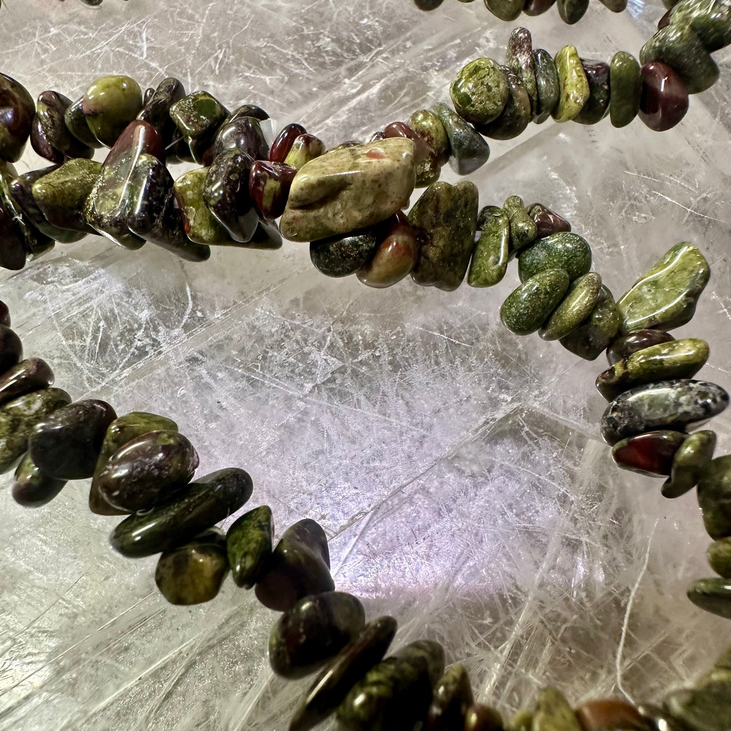 Unikite Chipped Bracelets