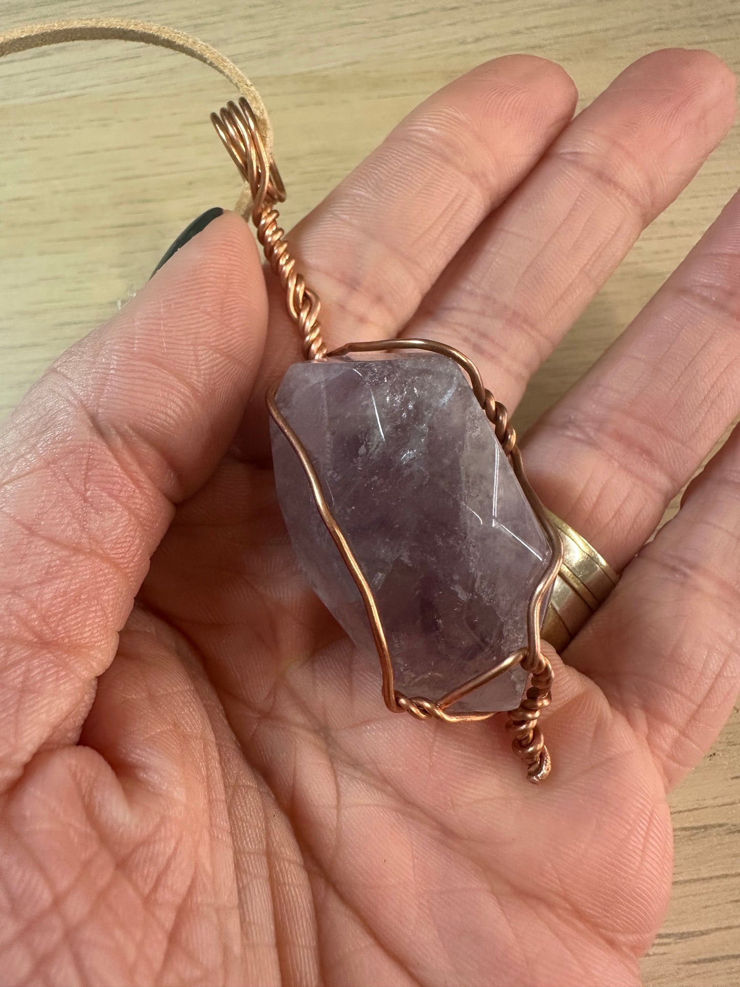 Lee's Makes - Amethyst Pendant