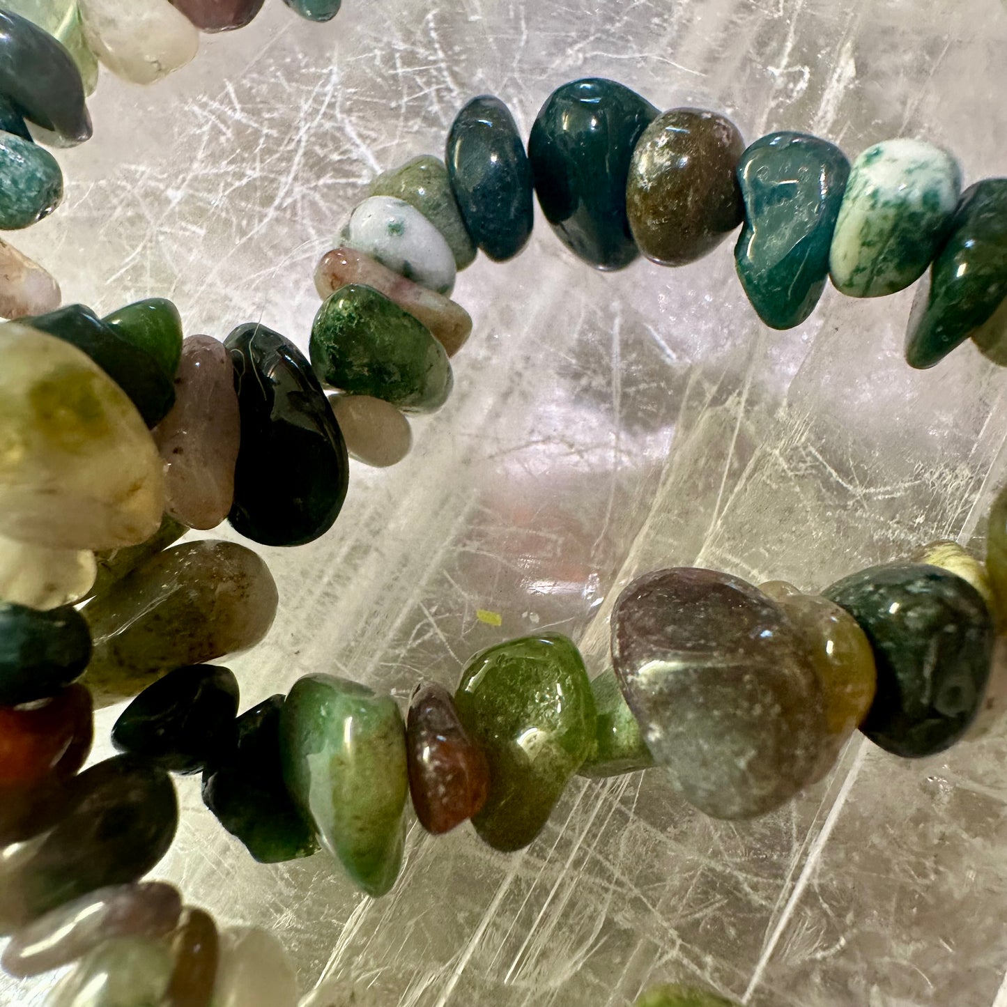 Ocean Jasper Chipped Bracelets