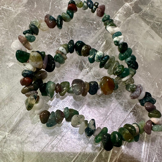 Ocean Jasper Chipped Bracelets