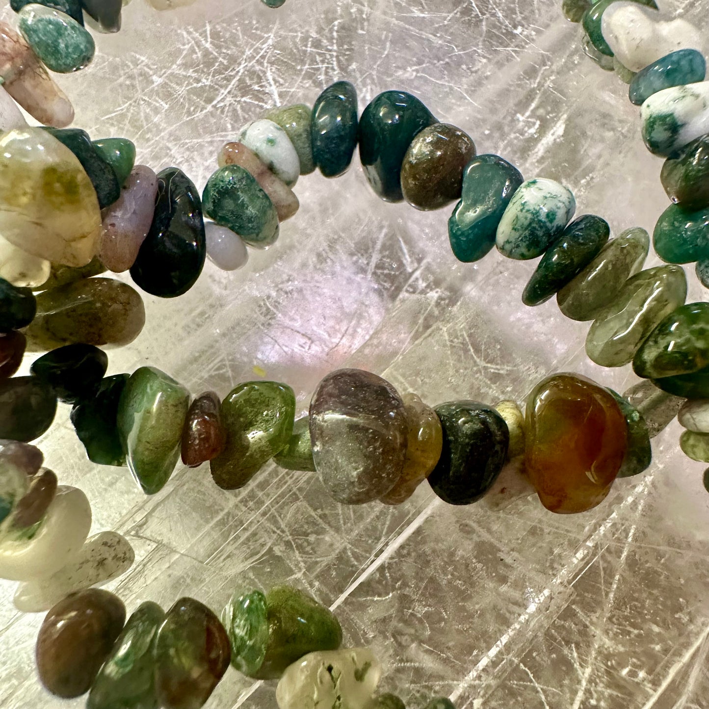 Ocean Jasper Chipped Bracelets