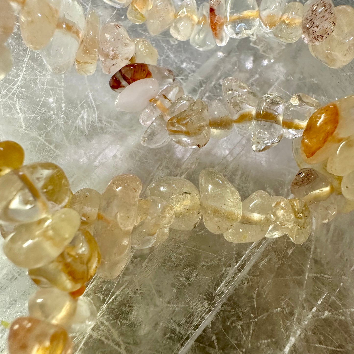 Citrine Chipped Bracelet