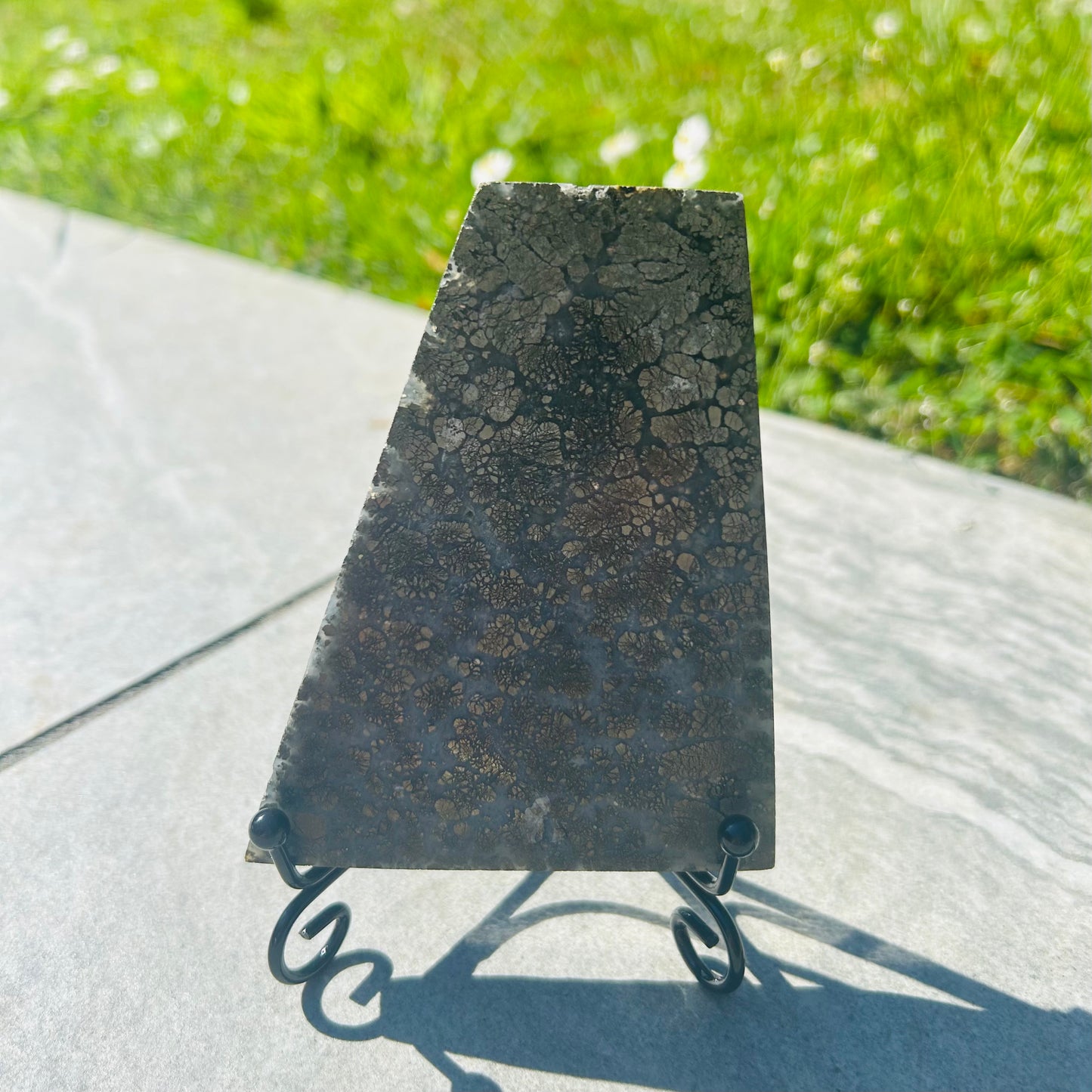 Pyrite Agate Slab