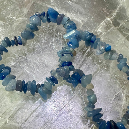Blue Adventrine Chipped Bracelets