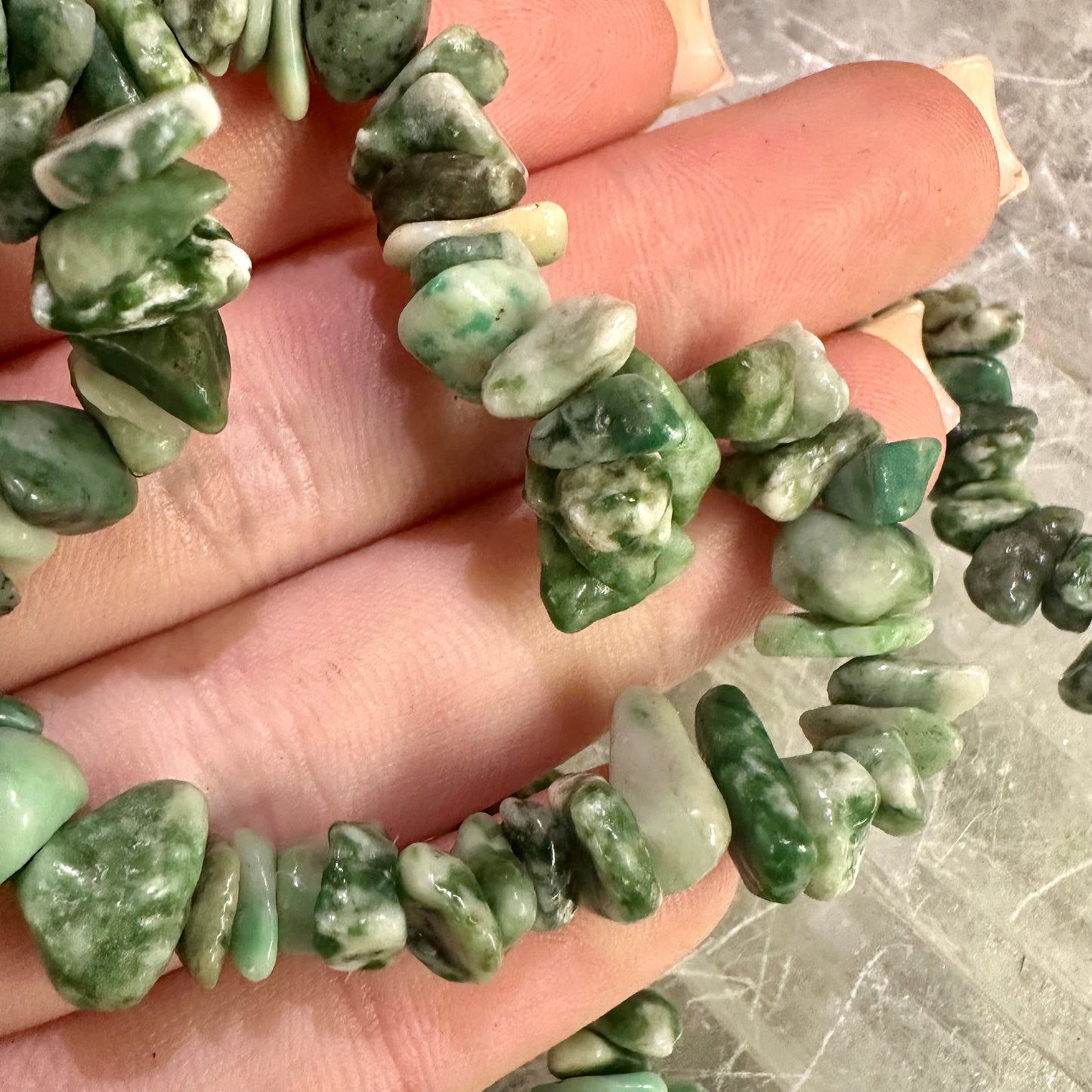 Tree Agate Chipped Bracelets