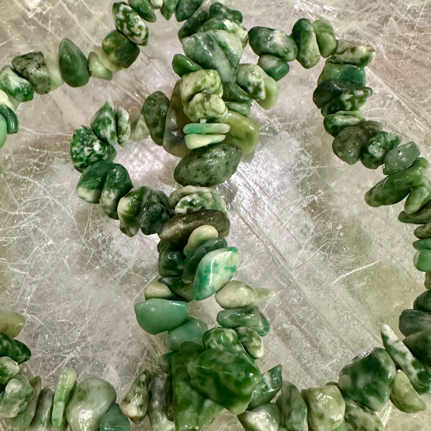 Tree Agate Chipped Bracelets