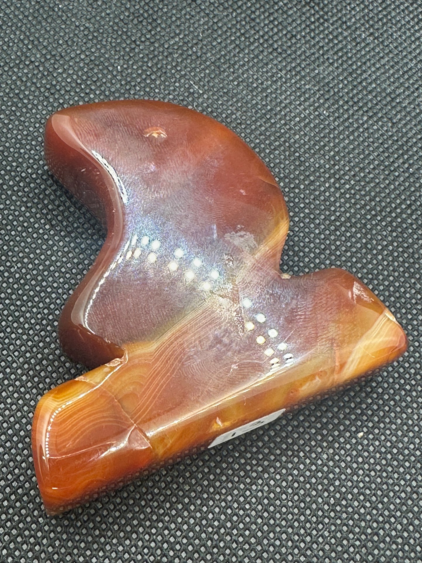 Carnelian Moon Carving