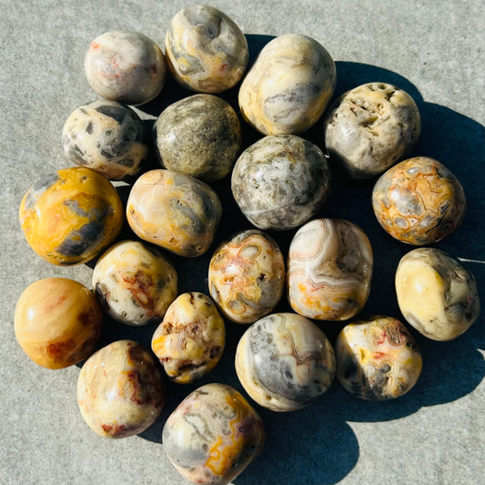 Crazy Lace Agate Tumbles