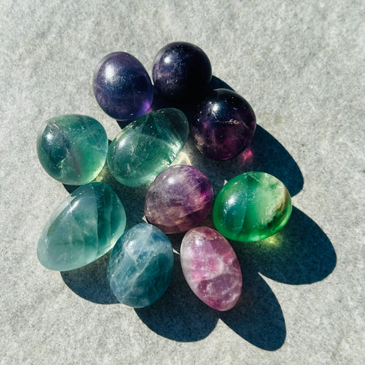 Fluorite Tumbles