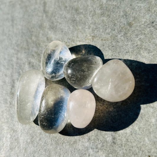 Clear Quartz Tumbles