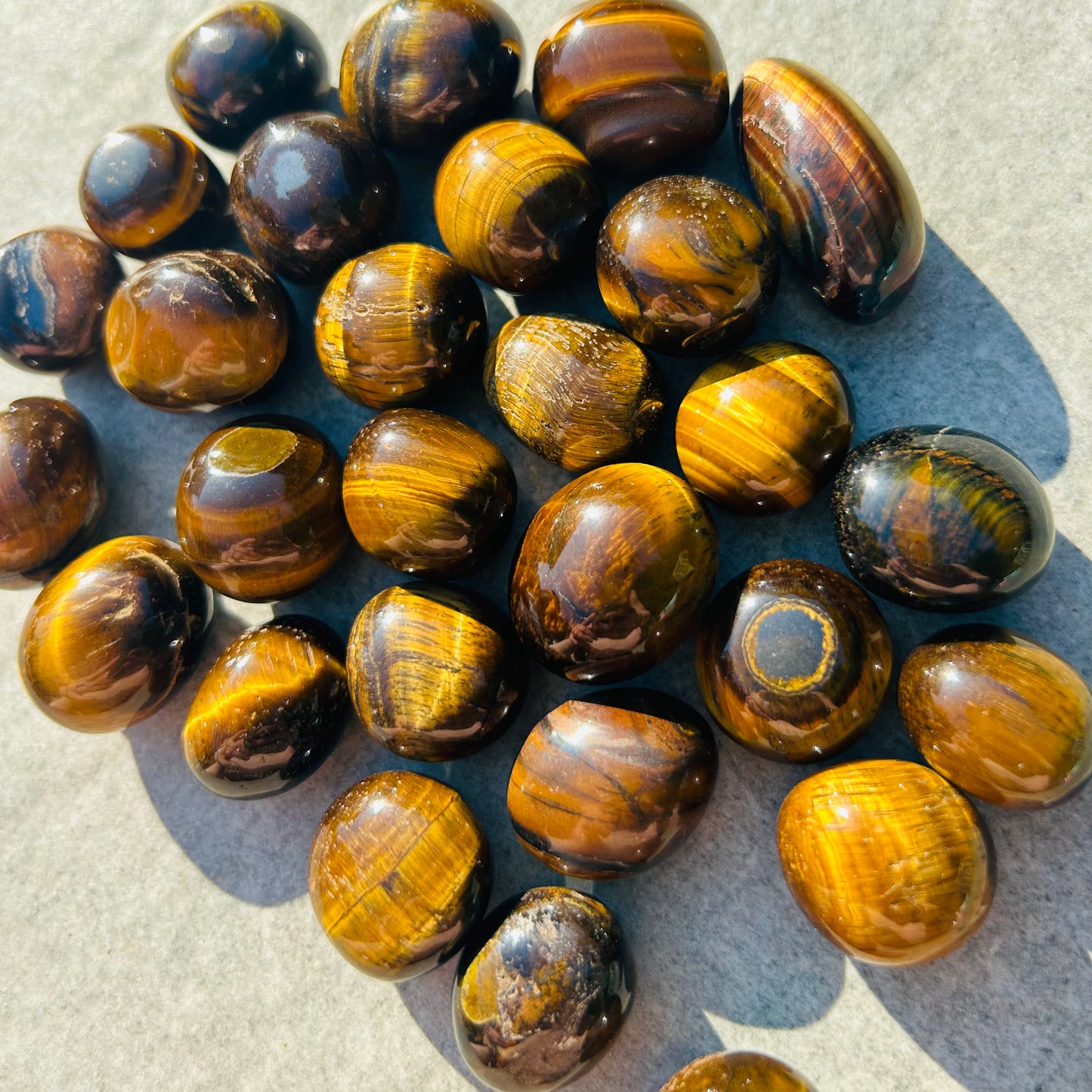 Tigers Eye Tumbles