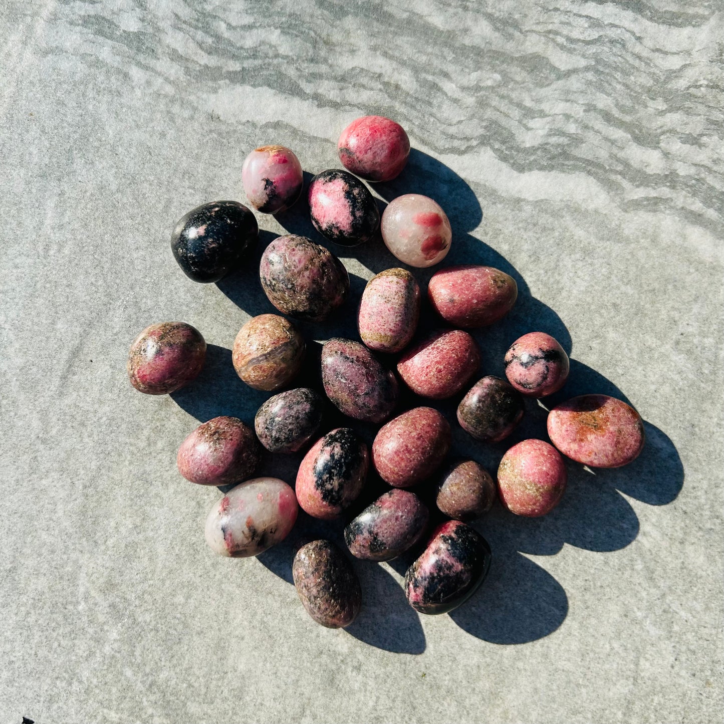 Cherry Rhodonite Tumbles