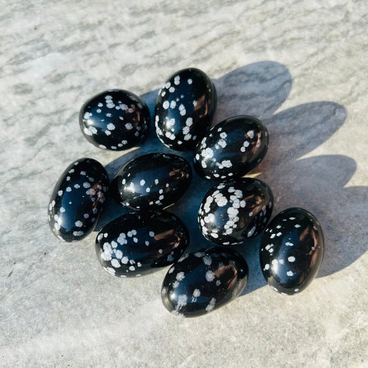 Snowflake Obsidian Tumbles