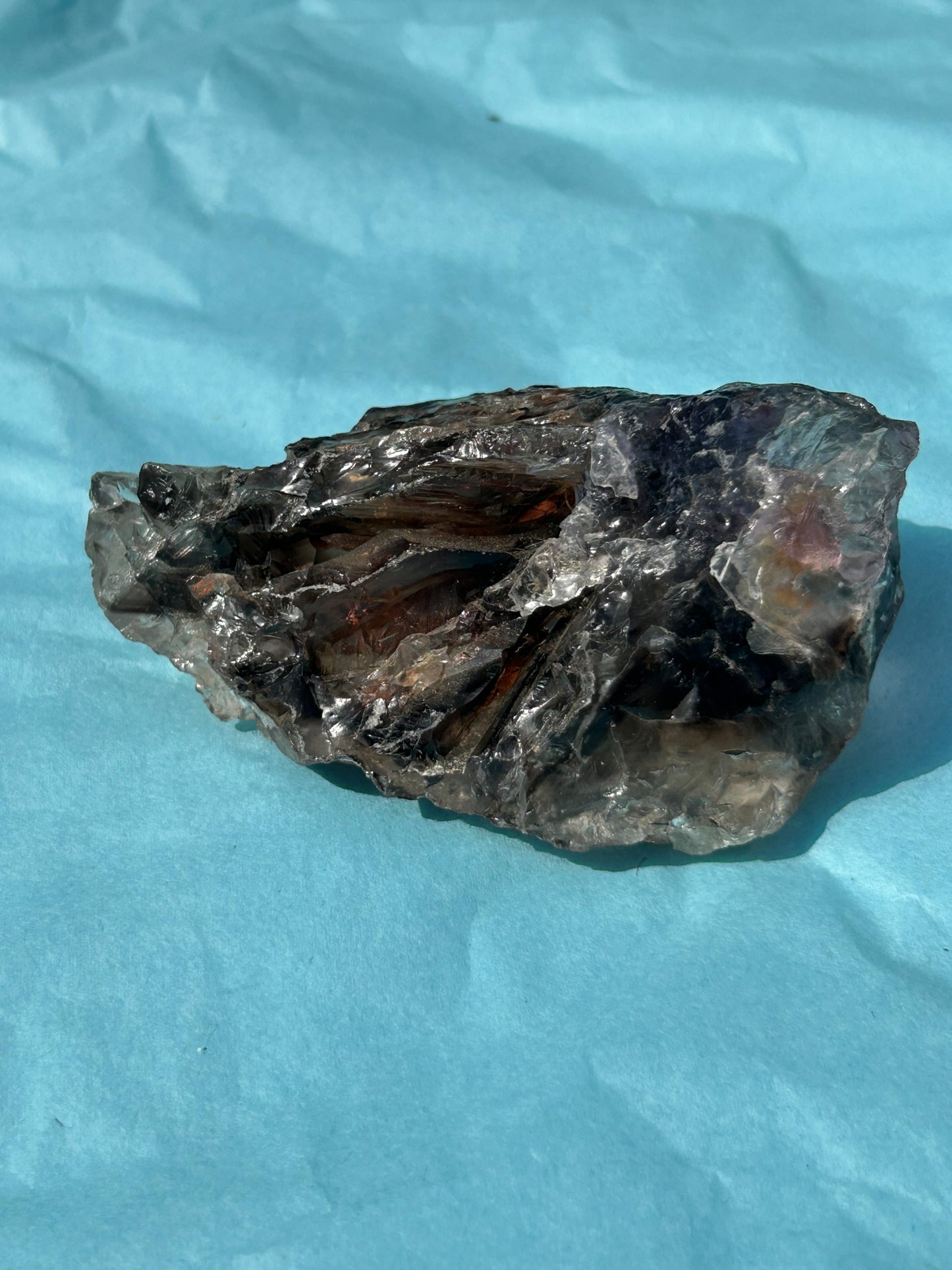 Amethyst & Smokey Elestial Quartz