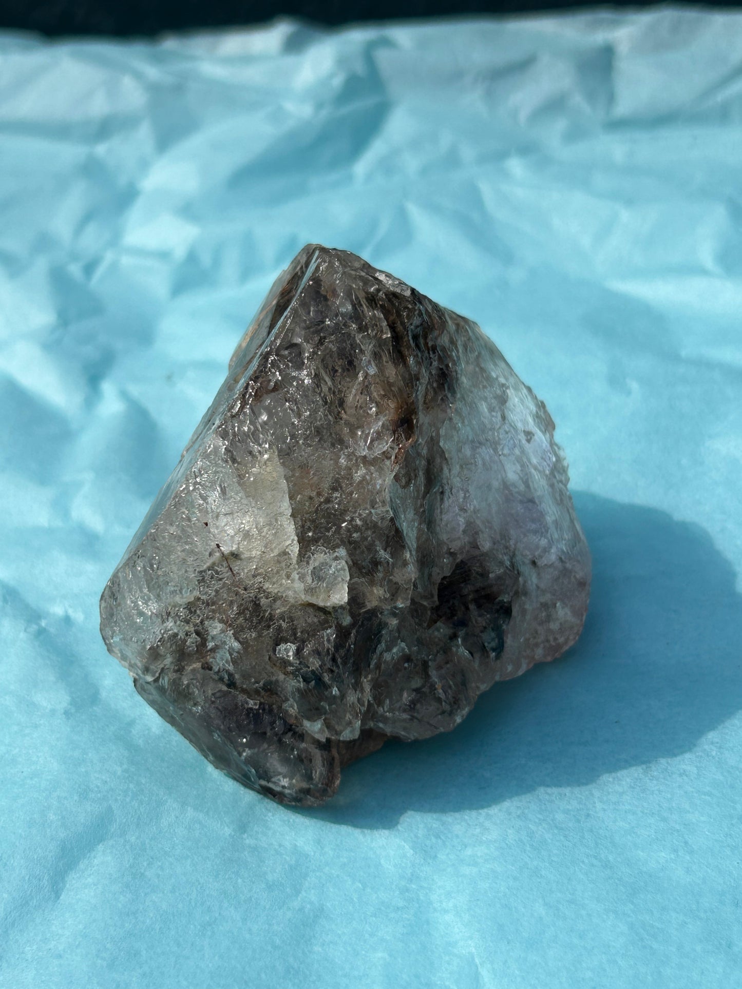 Amethyst & Smokey Elestial Quartz