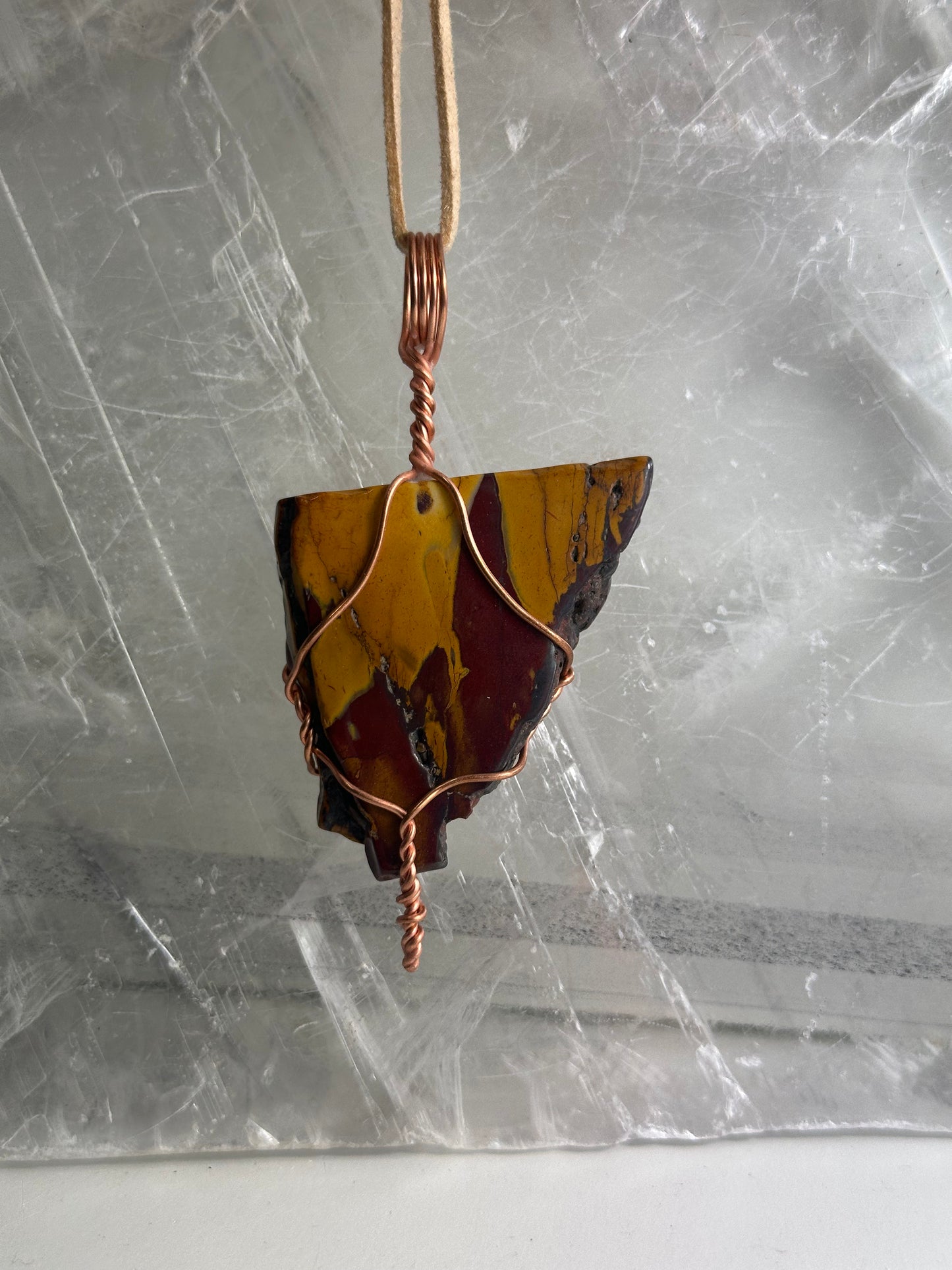 Lee's Makes - Mookaite Slab Pendant