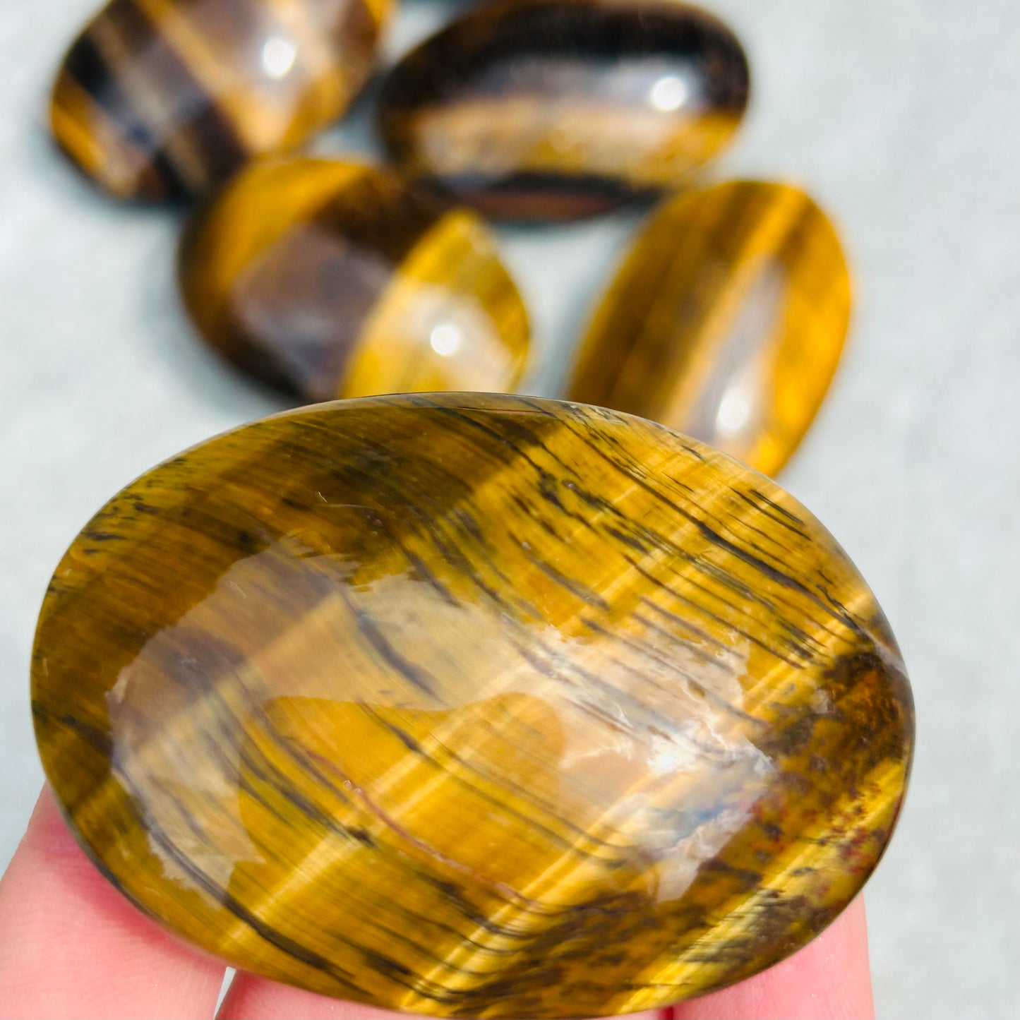 Tiger Eye Palmstone