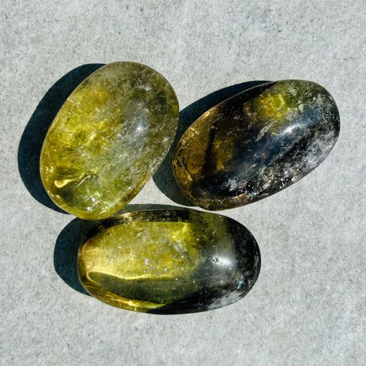 Citrine Palm Stone