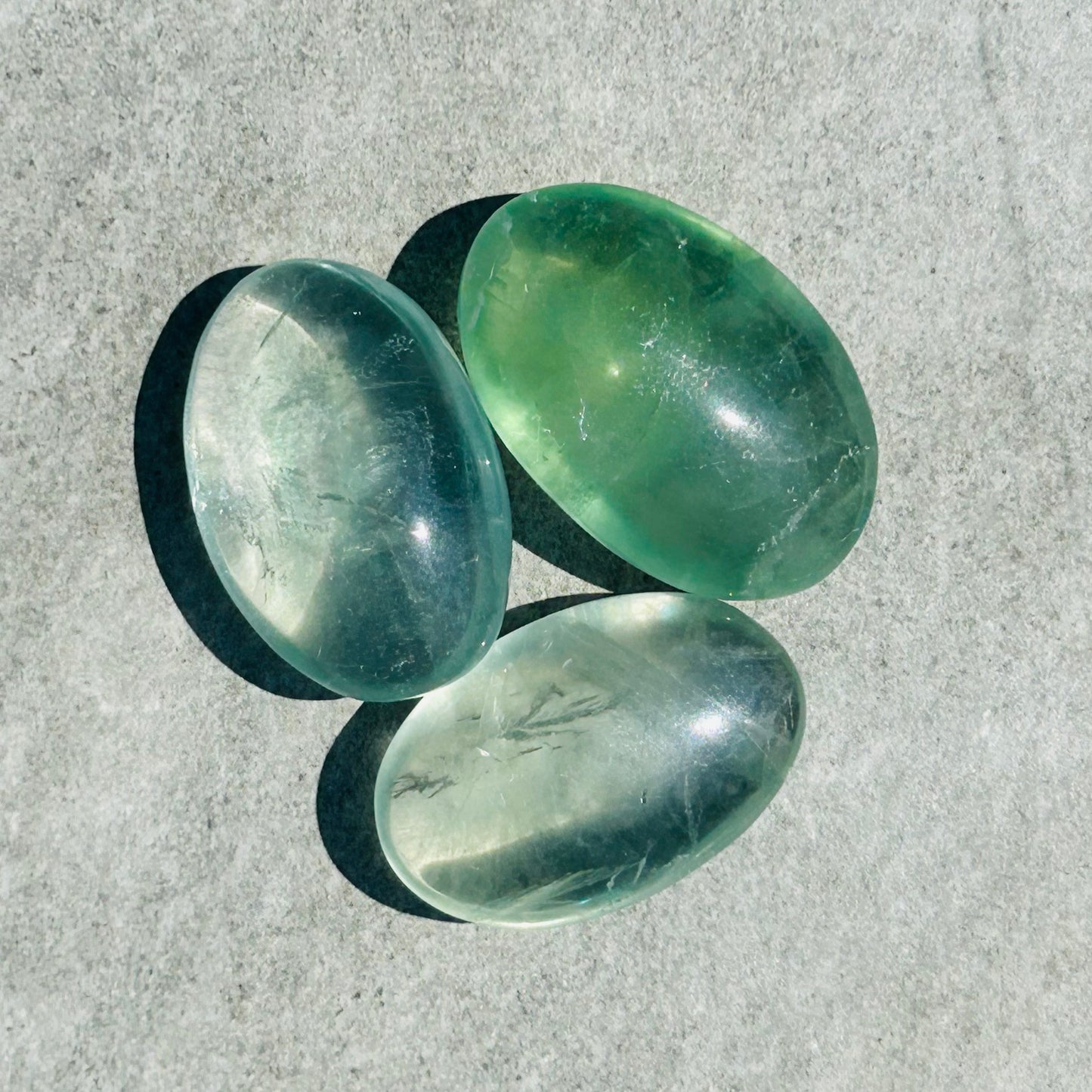 Green Fluorite Palmstone