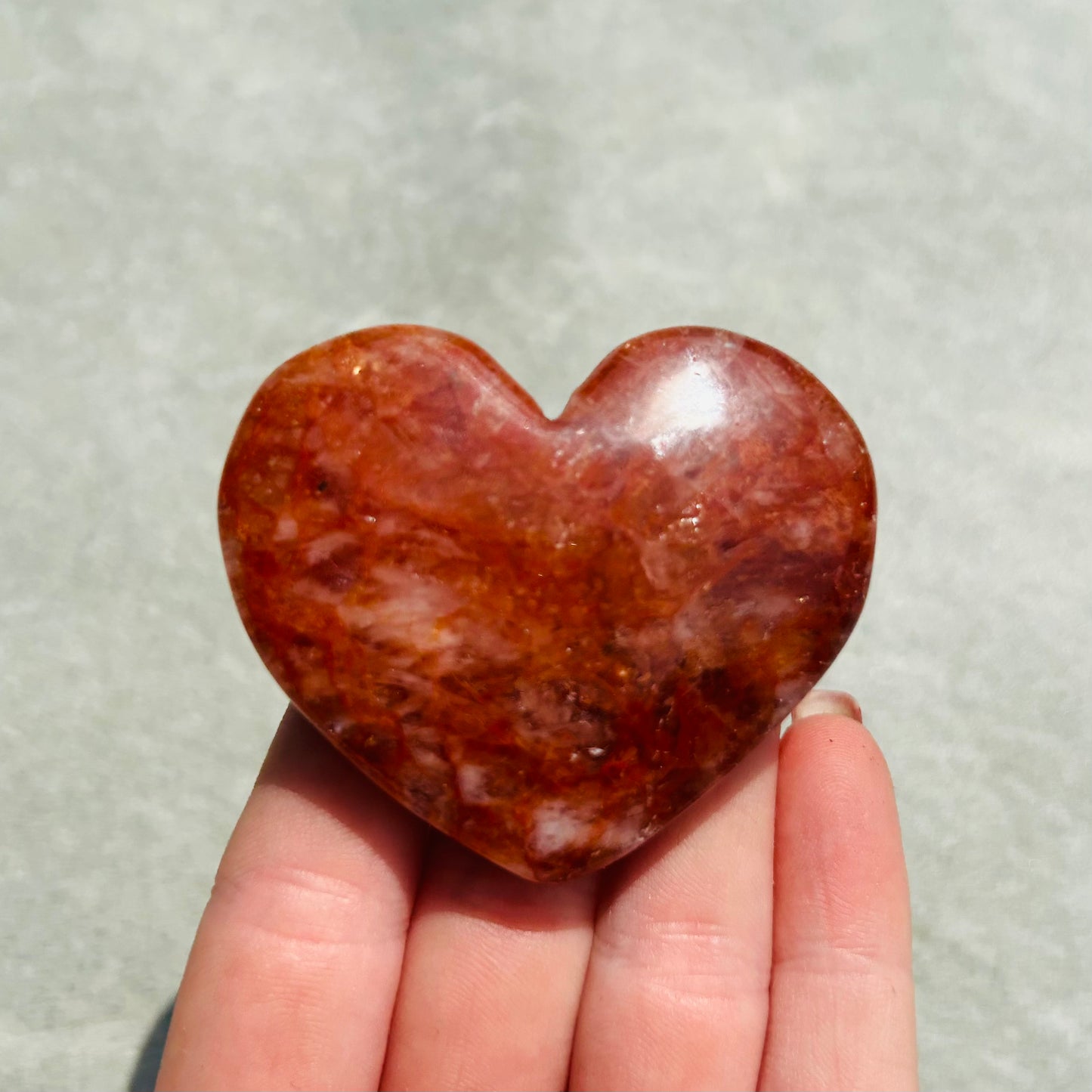 Fire Quartz Hearts