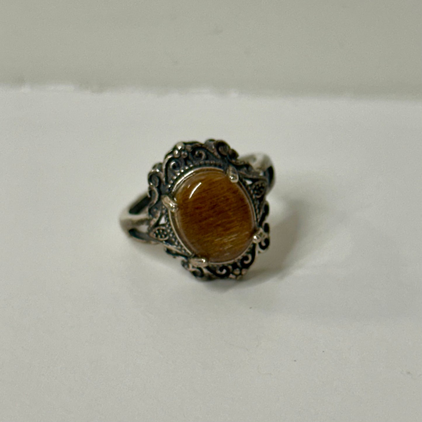 Skeleton Moonstone Ring