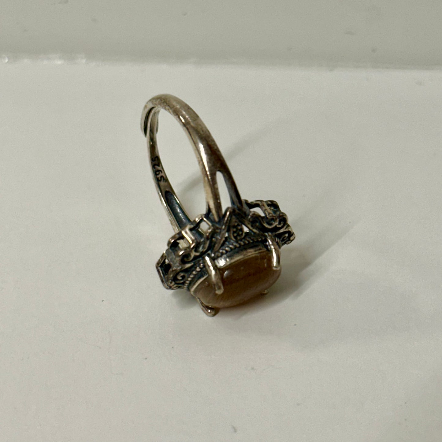 Skeleton Moonstone Ring