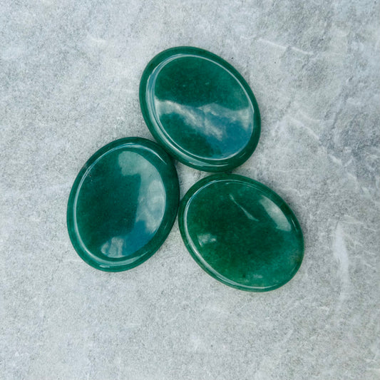 Green Aventuinre Oval Worry Stone