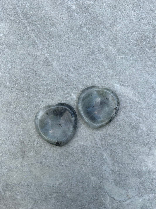 Labradorite Heart Worry Stone