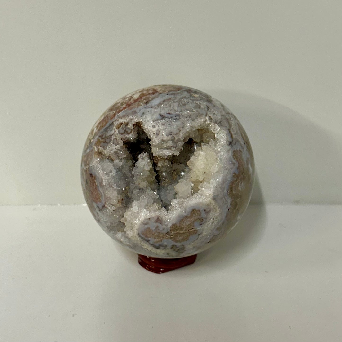 Blue Flower Agate Sphere