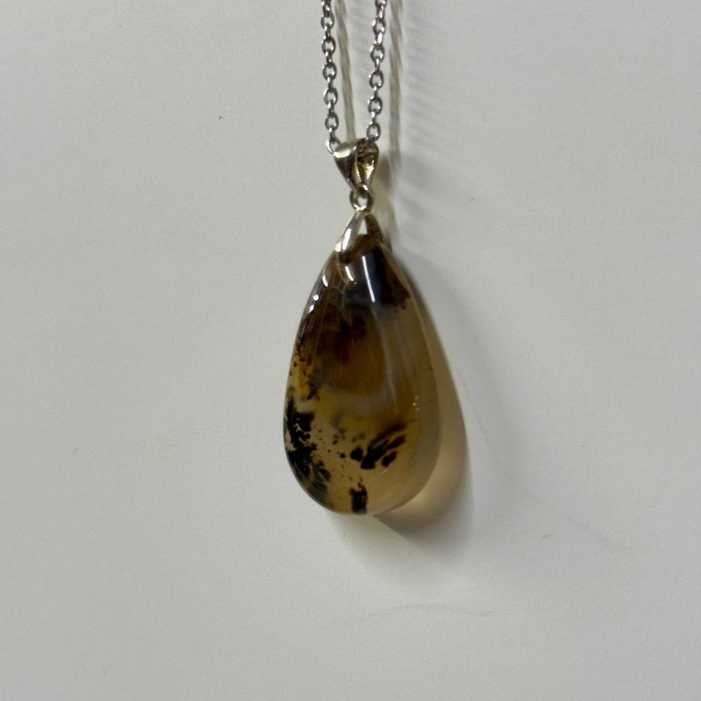 Dentick Agate 925 Silver Pendnat