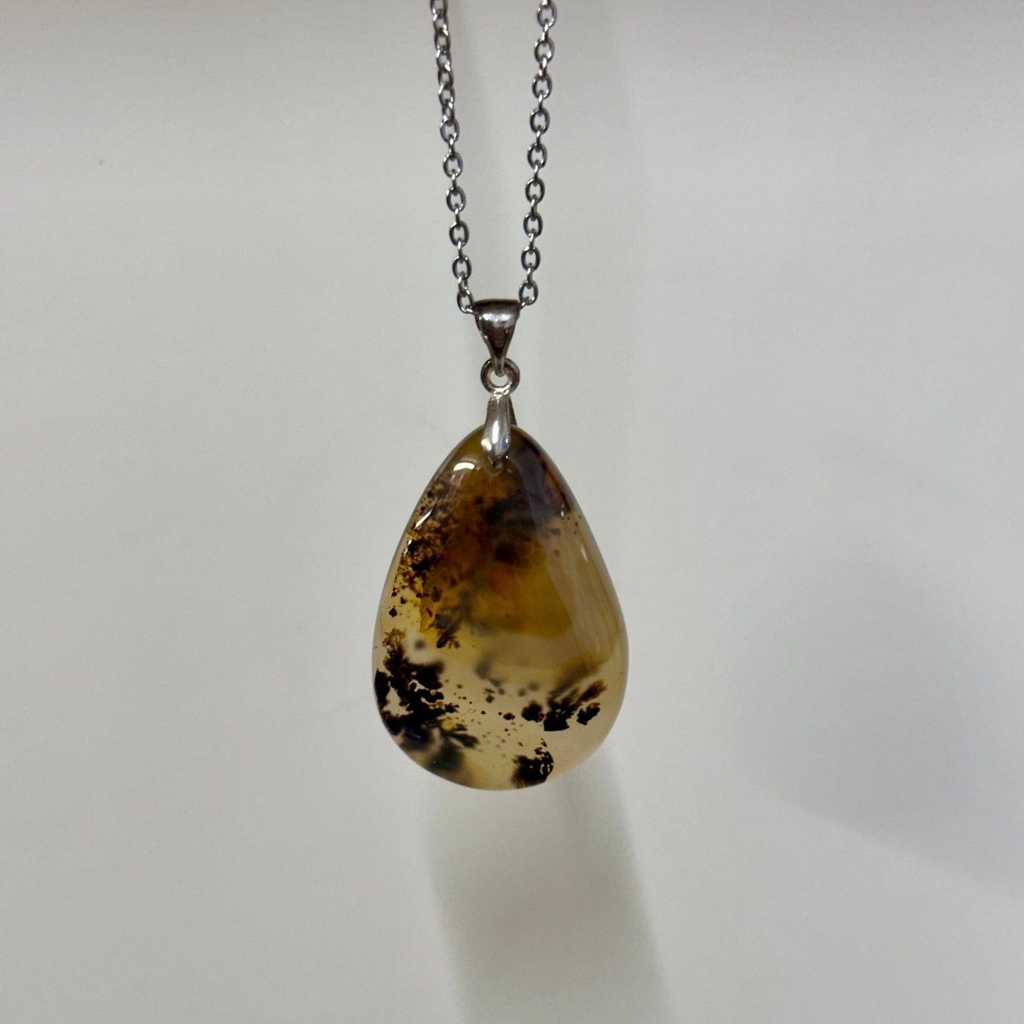 Dentick Agate 925 Silver Pendnat