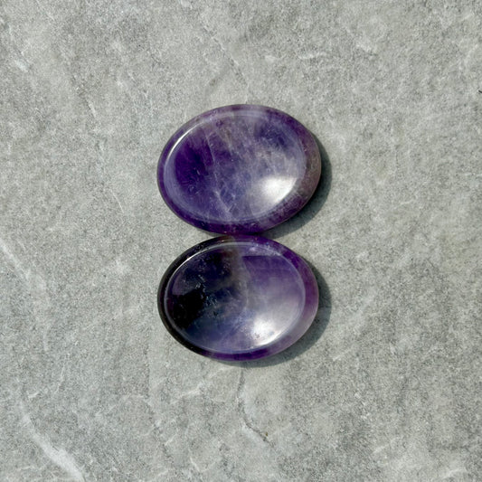 Dream Amethyst Oval Worry Stone