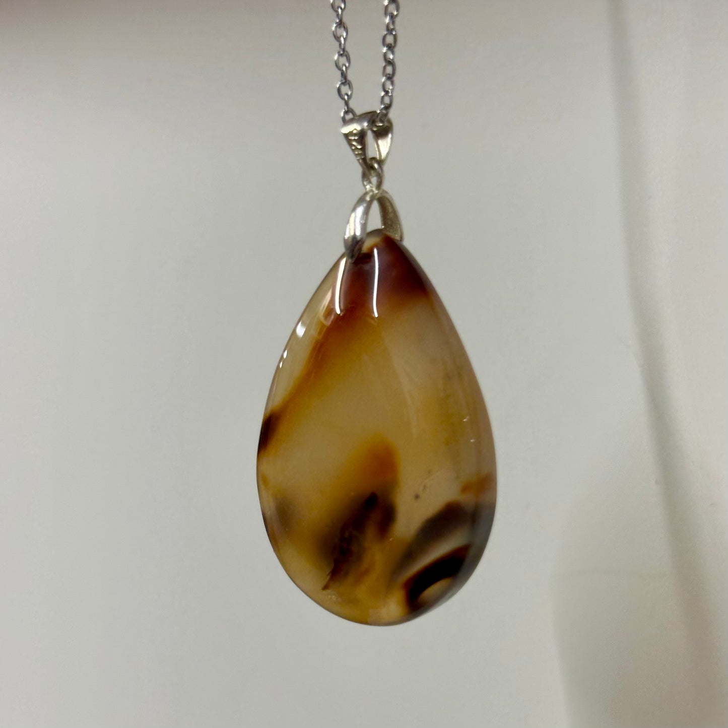 Dentick Agate 925 Silver Pendnat