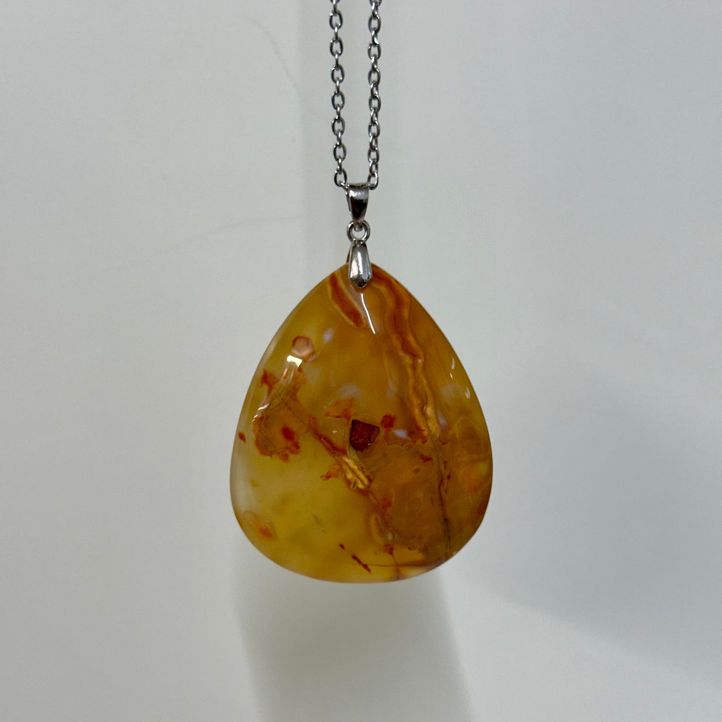 Agate 925 Silve Pendnat