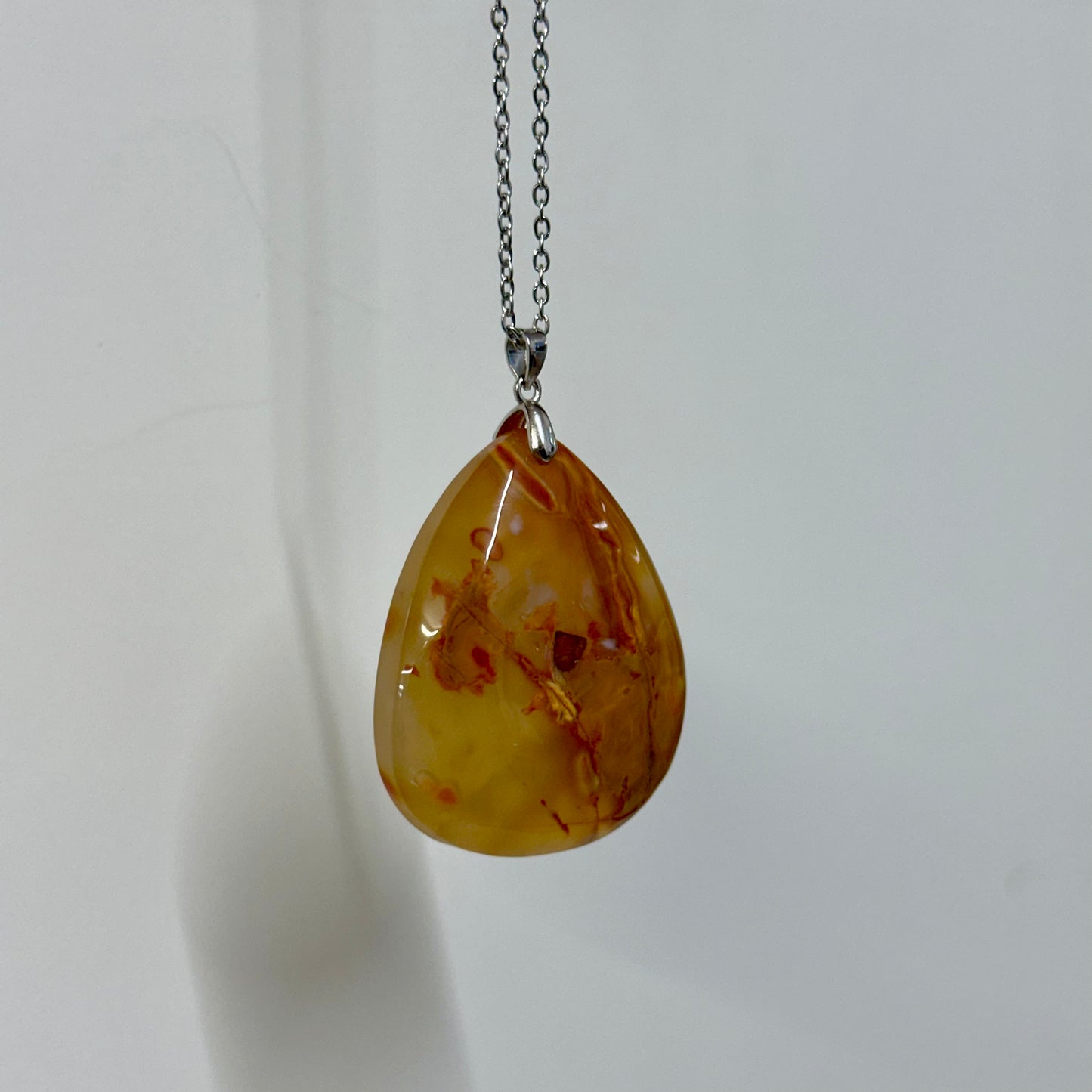 Agate 925 Silve Pendnat