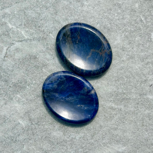 Sodalite Oval Worry Stone