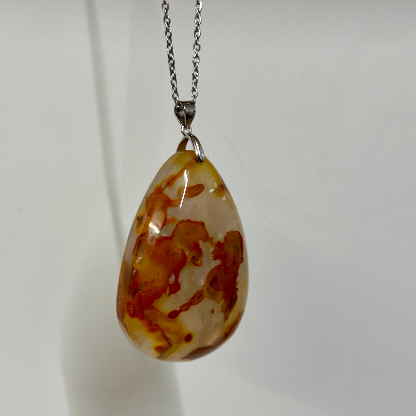 Agate 925 Silve Pendnat