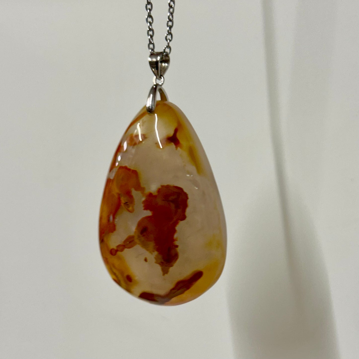 Agate 925 Silve Pendnat