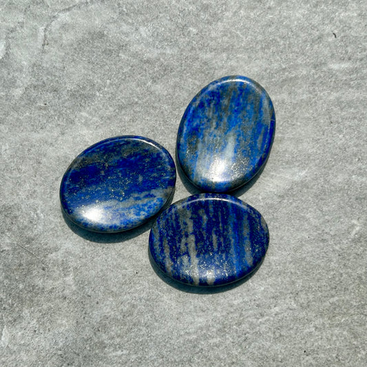 Lapis Oval Worry Stone