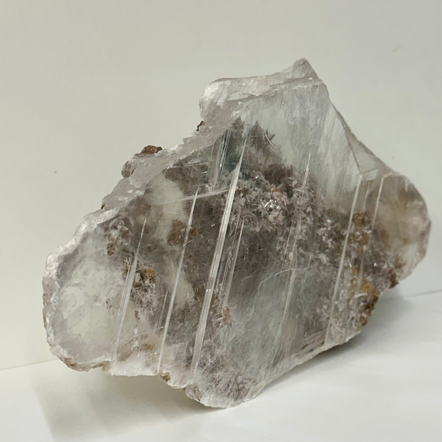 Selenite & Garden Quartz Raw