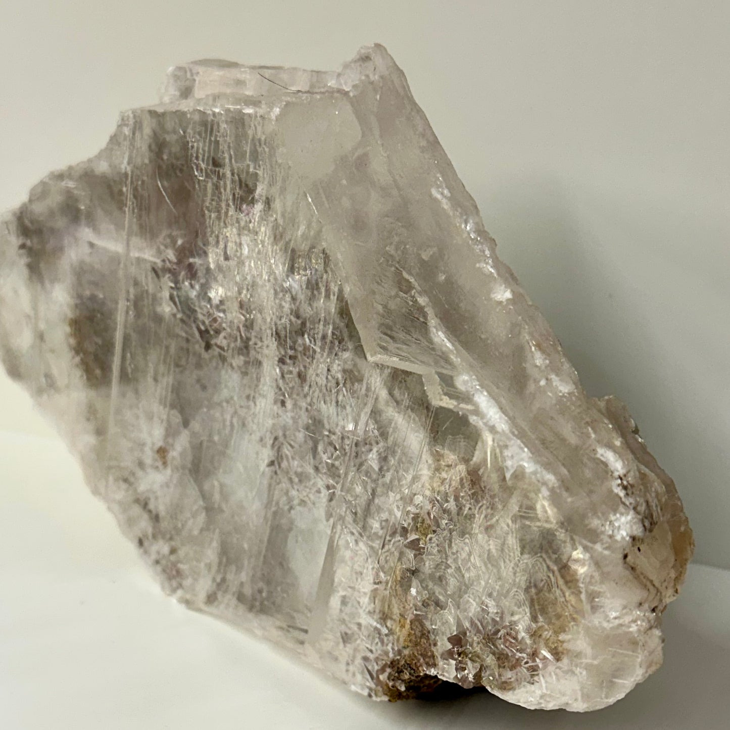 Selenite & Garden Quartz Raw