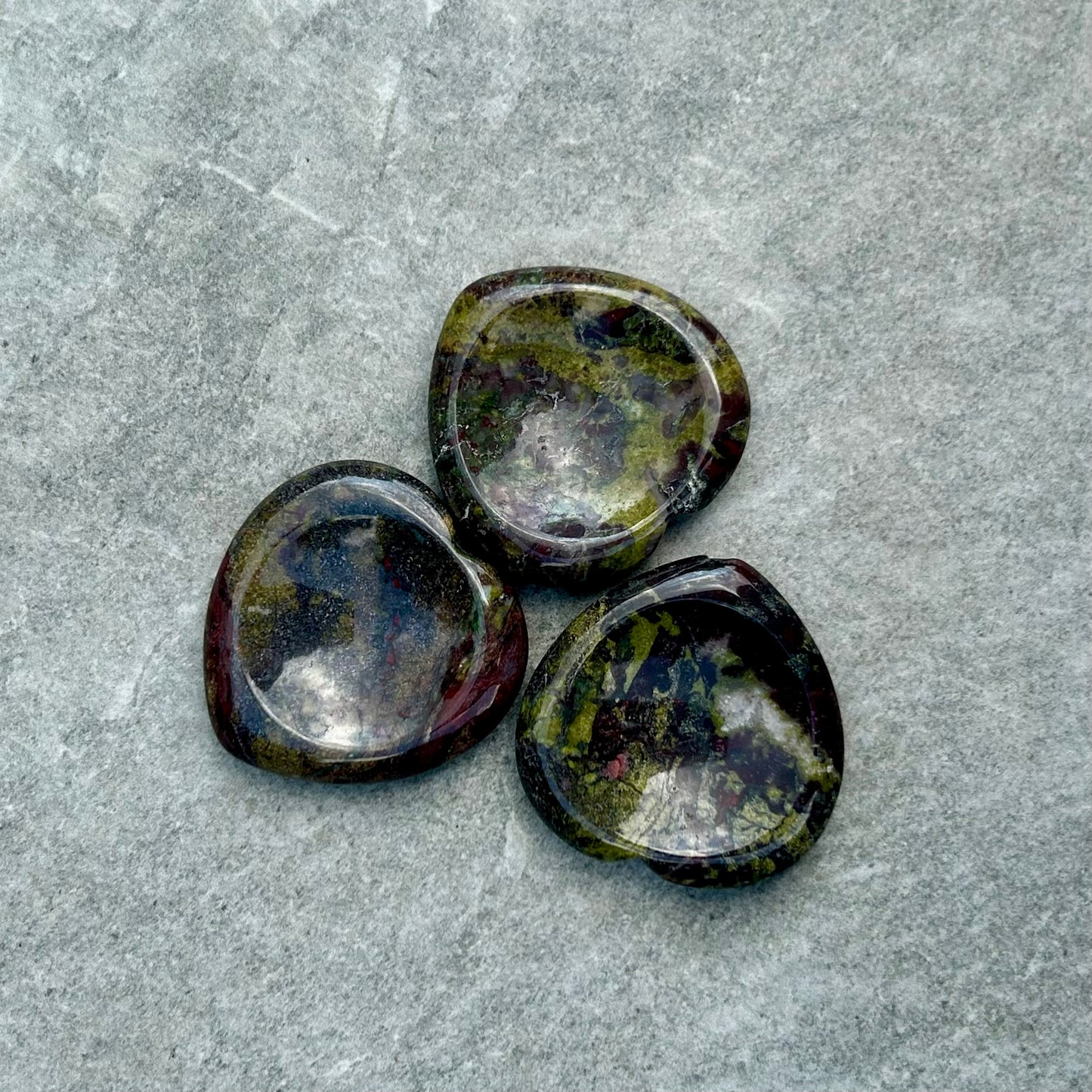 Dragons Blood Heart Worry Stone